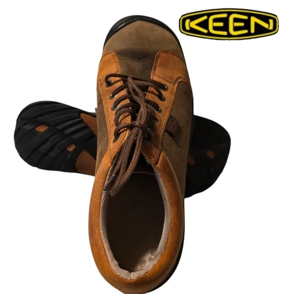 KEEN Austin Brown Walking Hiking Casual Shoes Mens Size 13
