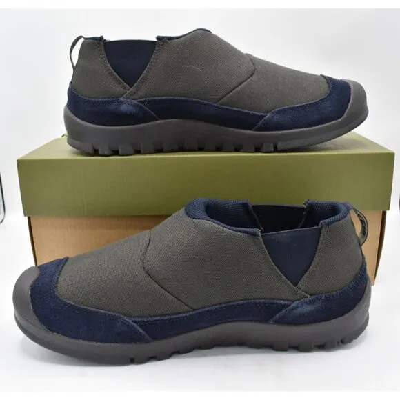 Keen Mens Size 10 Hoodcamp FR Black Olive Sky Captain Slip On Shoes