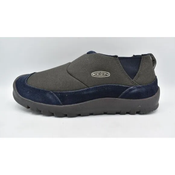 Keen Mens Size 10 Hoodcamp FR Black Olive Sky Captain Slip On Shoes