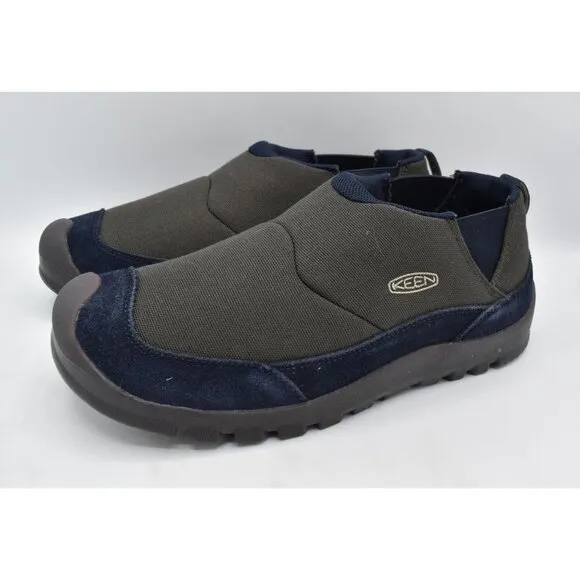 Keen Mens Size 10 Hoodcamp FR Black Olive Sky Captain Slip On Shoes