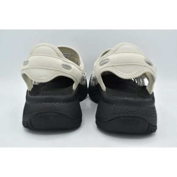Keen Womens Size 10 Uneek Astoria Silver Birch Black Woven Closed Toe Sandals