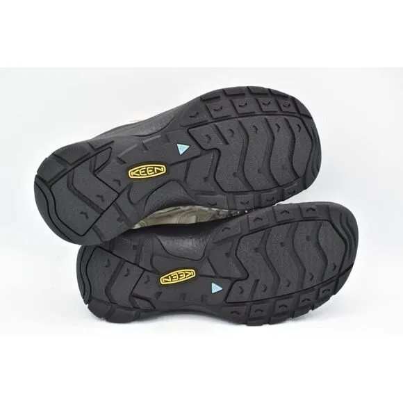 Keen Womens Size 10 Uneek Astoria Silver Birch Black Woven Closed Toe Sandals