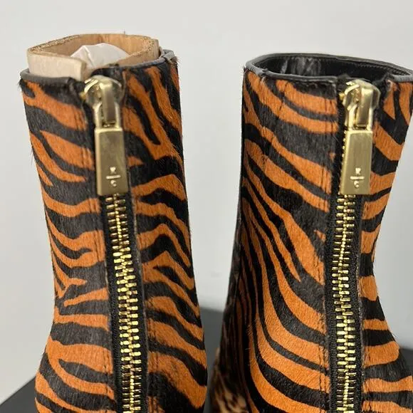 Kenneth Cole Womens Riley Natural Multi Ankle Boots Size 10