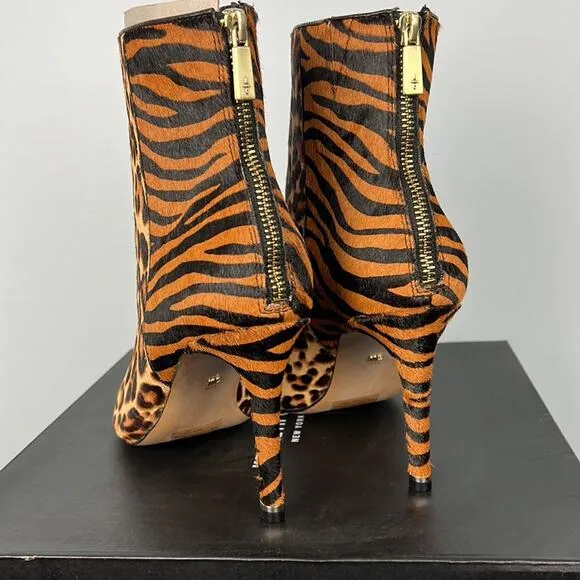 Kenneth Cole Womens Riley Natural Multi Ankle Boots Size 10