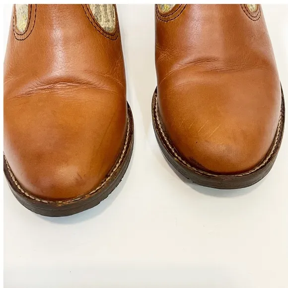 Kiboots by Kindred Spirit Kilim Rug Leather Boots