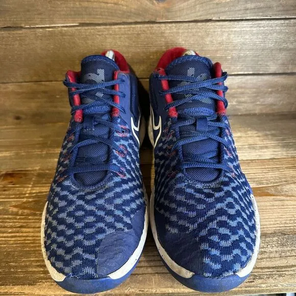 Kids Nike KD‎ Trey 5 VIII Blue Mid Athletic Basketball Shoes Sneakers Size 6.5 Y