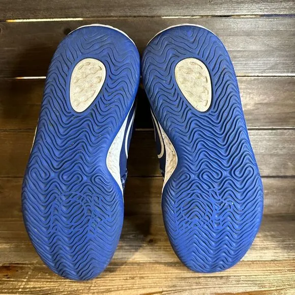 Kids Nike KD‎ Trey 5 VIII Blue Mid Athletic Basketball Shoes Sneakers Size 6.5 Y