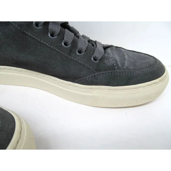 Kolo Italy Mens Gray Suede Lace Up High Top Shoes Size US 9 EUR 42
