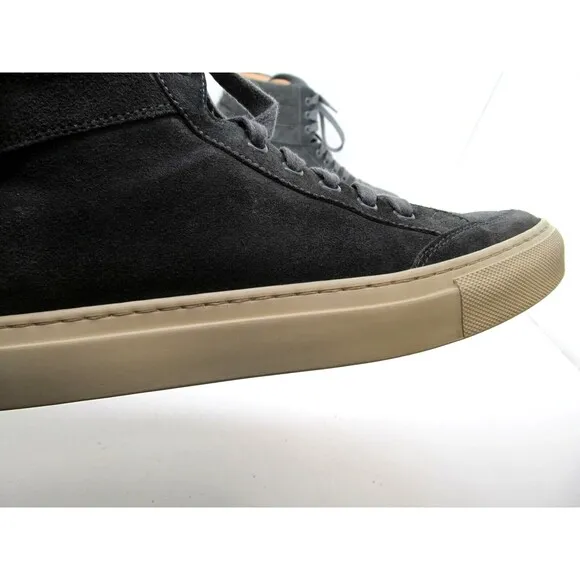 Kolo Italy Mens Gray Suede Lace Up High Top Shoes Size US 9 EUR 42