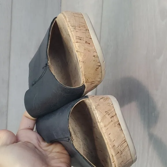 Korks by Kork Ease Womens Slide Platform Sandals Cork shoes sz 7M