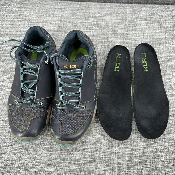 Kuru Kruzr ll Shoes Womens Sz 8.5 EU 39 Blue Lace Up Hiking Walking Comfort