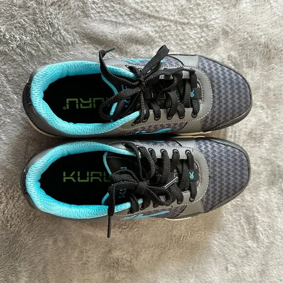 Kuru Quantum Walking Athletic Sneakers Shoes Women's 8 Gray Blue