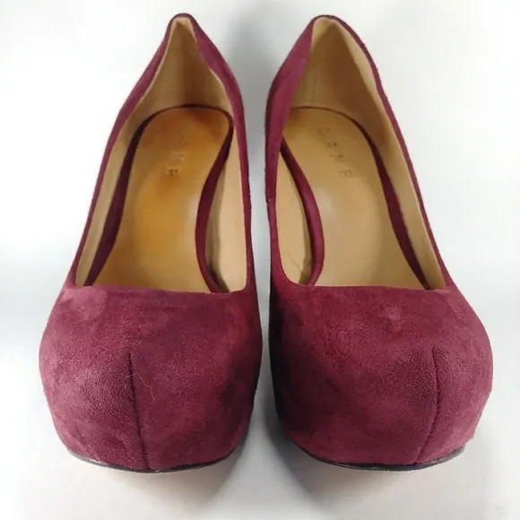 L.A.M.B. by Gwen Stefani Hidden Wrapped Platform Wedge Pink Raspberry Heels 6.5