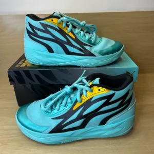 Lamello Shoes MB02 Men Size 7 Honeycomb Basketball Blue Teal OG BOX