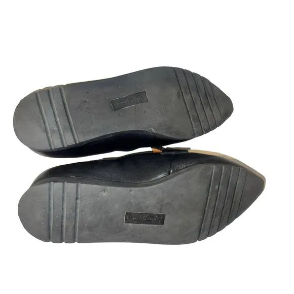 L’AMOUR DES PIEDS Shoes Women's Size 7.5M Black Leather MIAMORE Comfort Loafers