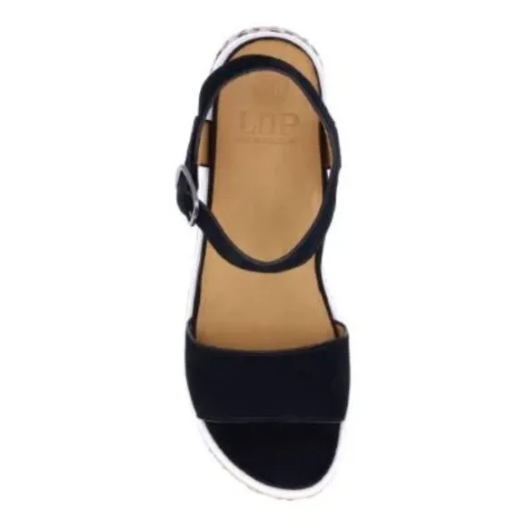 L'Amour des Pieds Women's Dalaney Sandals Size 8.5 Black NEW