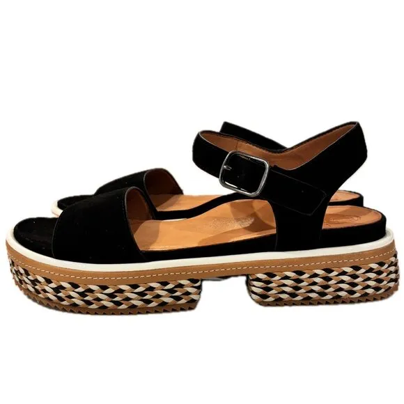 L'Amour des Pieds Women's Dalaney Sandals Size 8.5 Black NEW