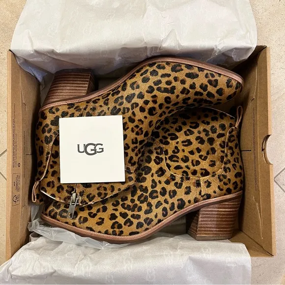 📣❣️LAST ONE❣️ NEW UGG Leopard Boots Booties