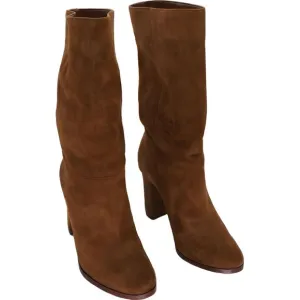 Lauren Ralph Lauren Artizan Chestnut Tall Boots Size 6M