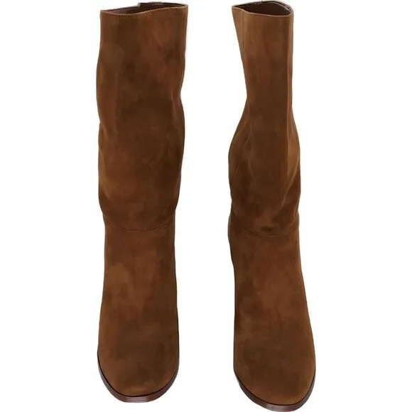 Lauren Ralph Lauren Artizan Chestnut Tall Boots Size 6M