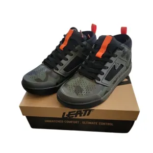 Leatt New Camo Mens Size 9.5 Shoe 3.0 Flat Mid-Top Design Shoes