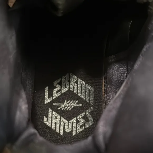 LeBron James 13 - Nike Black High-Top Athletic Shoes with Gum Sole
