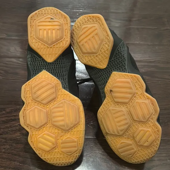 LeBron James 13 - Nike Black High-Top Athletic Shoes with Gum Sole