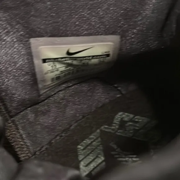 LeBron James 13 - Nike Black High-Top Athletic Shoes with Gum Sole