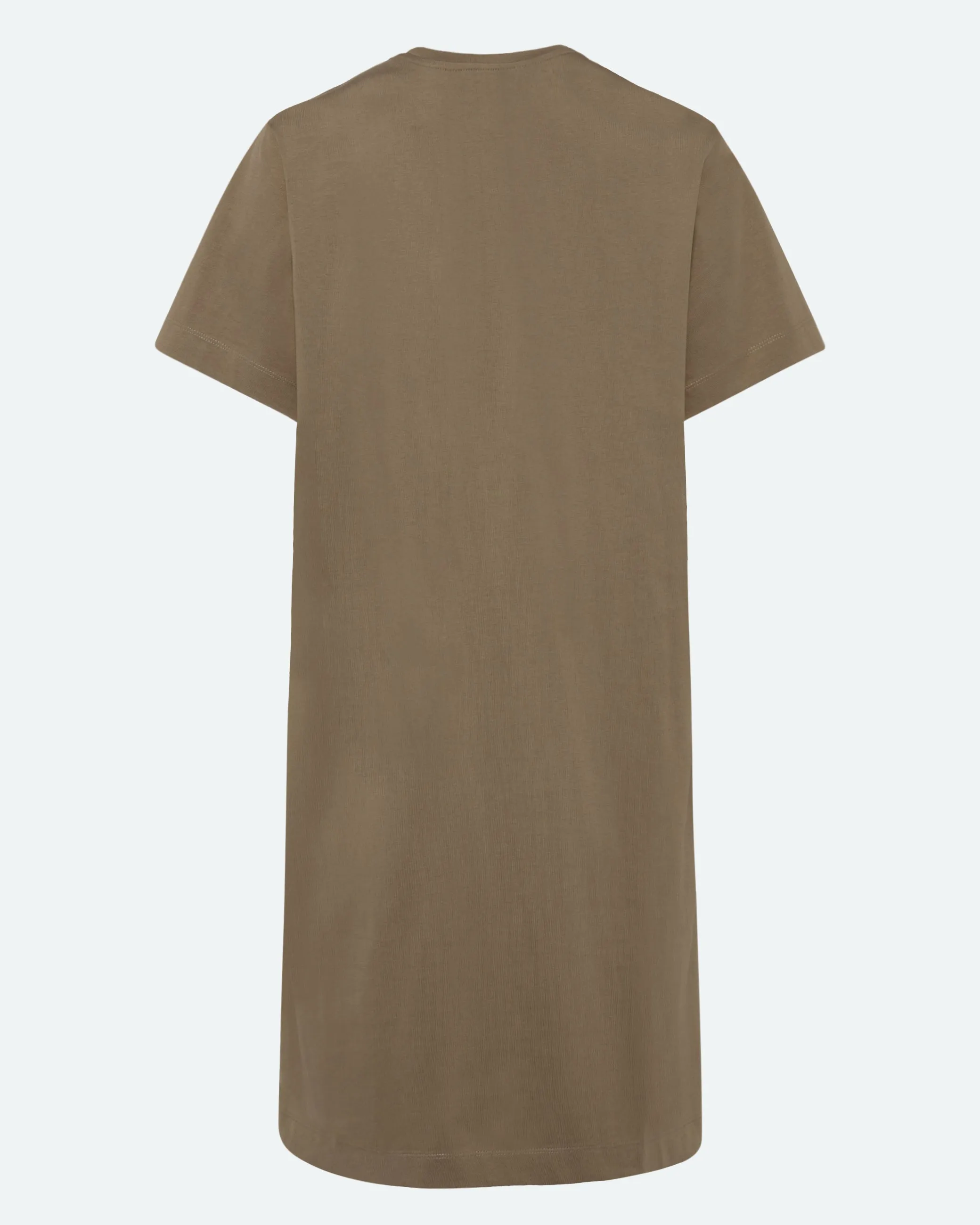 Lida t-shirt dress 4249 GOTS - Greige