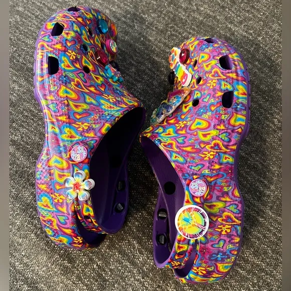 Limited Edition Lisa Frank Crocs Classic Clog Adult Size Women 10/Men 8