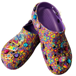 Limited Edition Lisa Frank Crocs Classic Clog Adult Size Women 10/Men 8