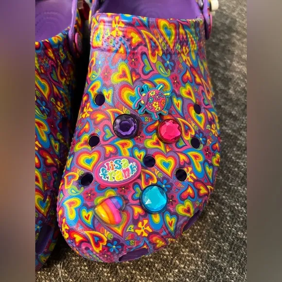 Limited Edition Lisa Frank Crocs Classic Clog Adult Size Women 10/Men 8