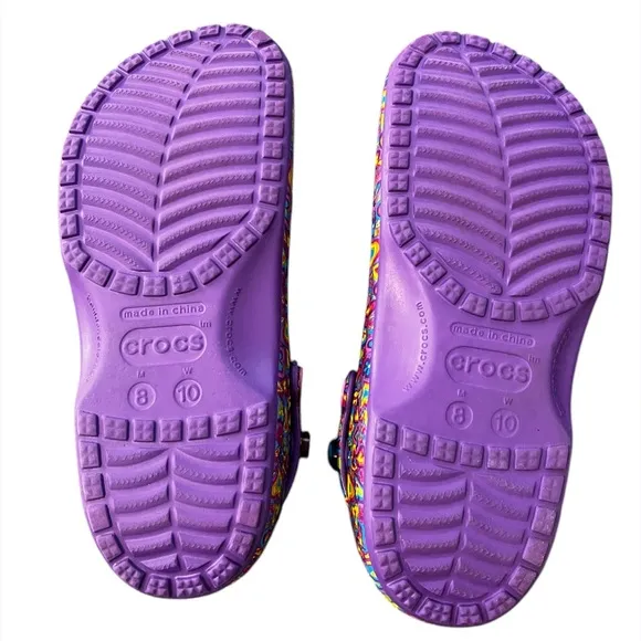 Limited Edition Lisa Frank Crocs Classic Clog Adult Size Women 10/Men 8