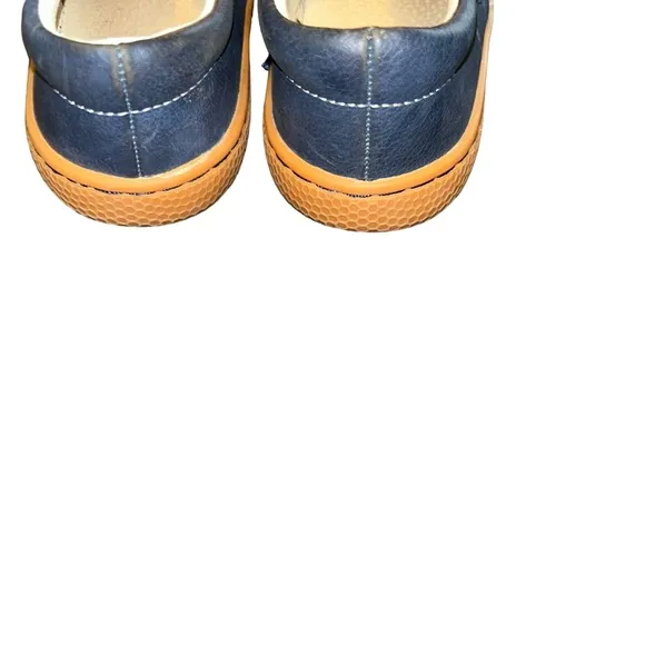 Livie &amp; Luca RUCHE CLASSIC Mary Jane navy shoes youth girls size 1 1Y