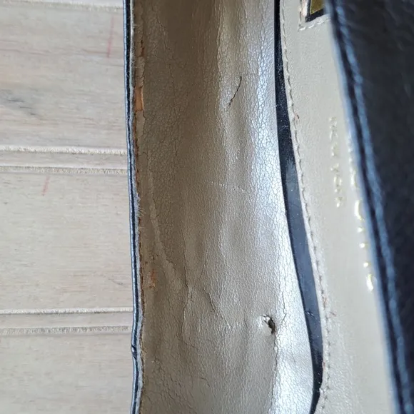 Liz Claiborne &quot;Cammie&quot; Black Leather High Heel Pumps Elegant Chic Round Toe