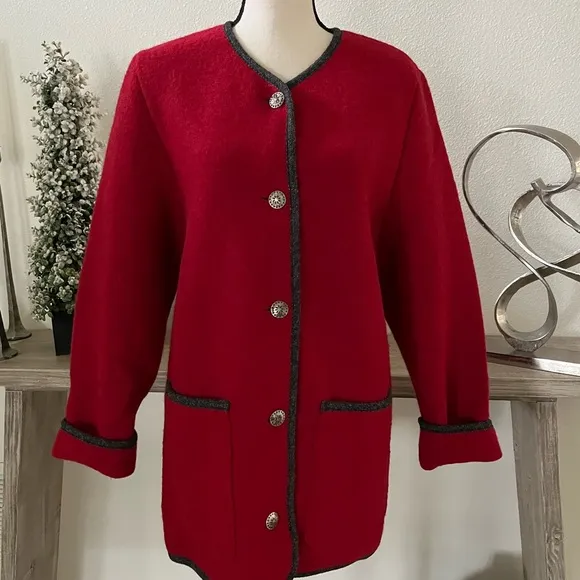 LLBEAN vintage New Wool Cardigan