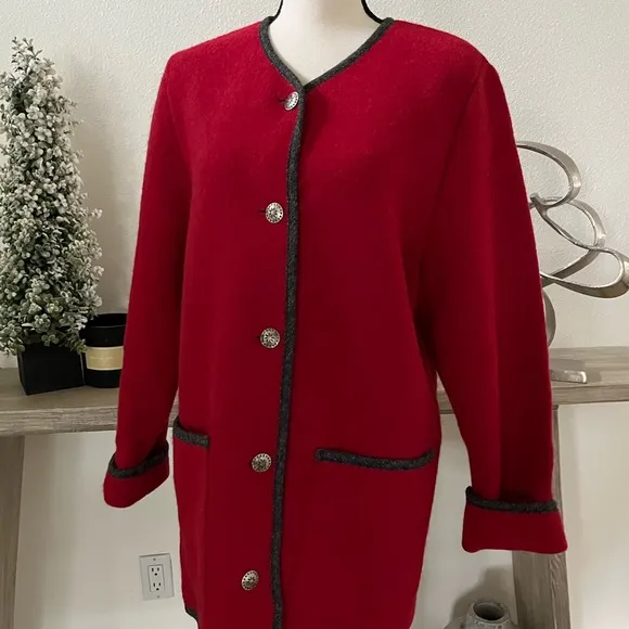 LLBEAN vintage New Wool Cardigan