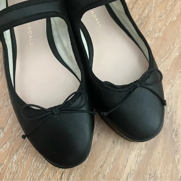 Loeffler Randall Leah Black Platform Mary Jane Ballet Shoes