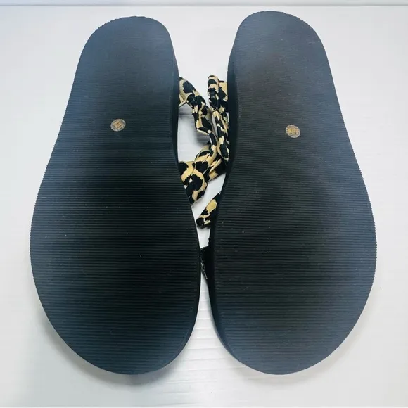 Loeffler Randall Maisie Cheetah Print Sandals Size 8 1/2