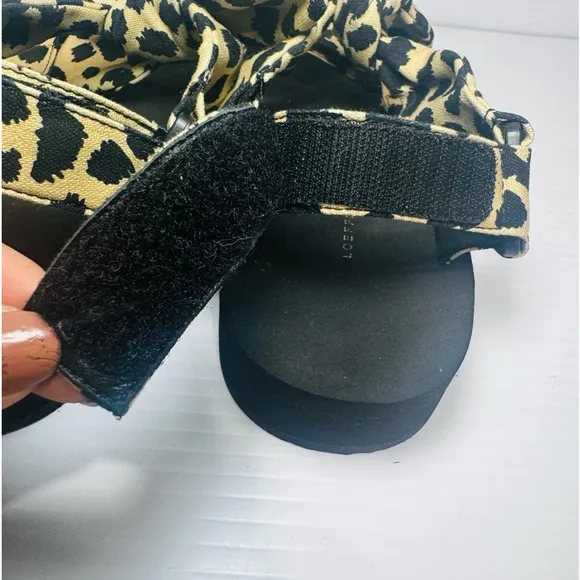 Loeffler Randall Maisie Cheetah Print Sandals Size 8 1/2
