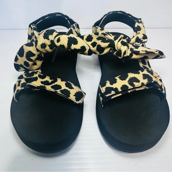 Loeffler Randall Maisie Cheetah Print Sandals Size 8 1/2