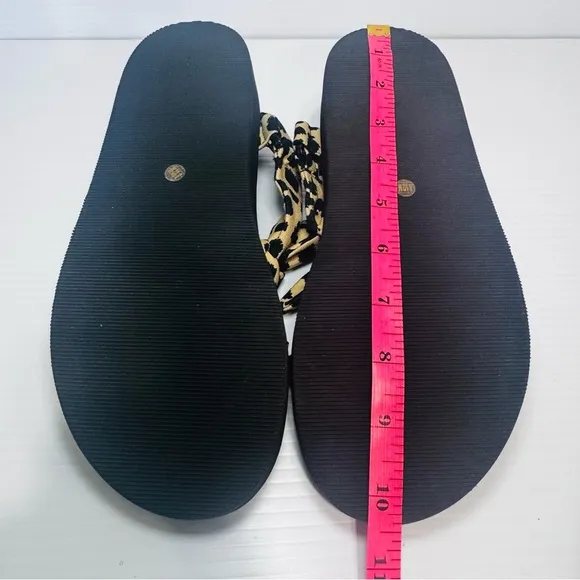 Loeffler Randall Maisie Cheetah Print Sandals Size 8 1/2