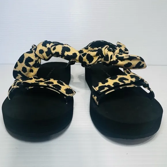 Loeffler Randall Maisie Cheetah Print Sandals Size 8 1/2