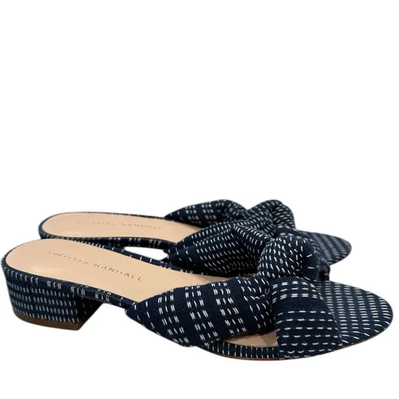 Loeffler Randall Women's Emilia Pleated Bow Sandals Size 7B