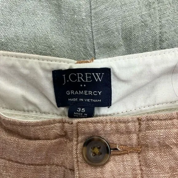 Lot of 2 J. CREW Gramercy Linen Blend Shorts