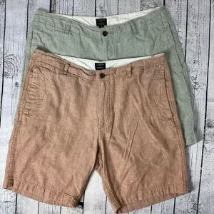 Lot of 2 J. CREW Gramercy Linen Blend Shorts