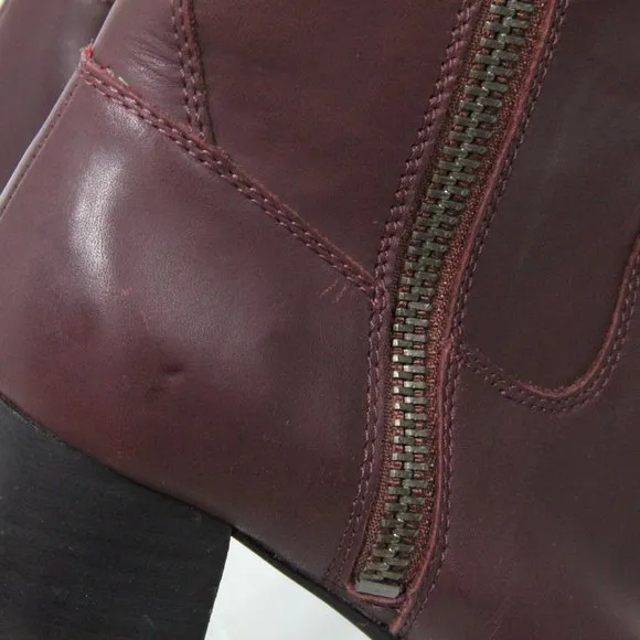 Lucky Brand Bajax Boots Women Lug Sole Platform Bootie sz 6.5