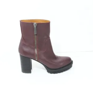 Lucky Brand Bajax Boots Women Lug Sole Platform Bootie sz 6.5