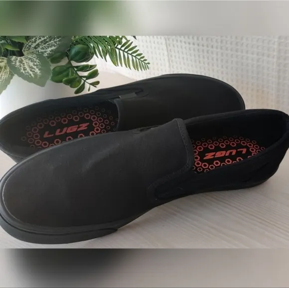 Lugz Men's Black Slip On Shoe Size 10