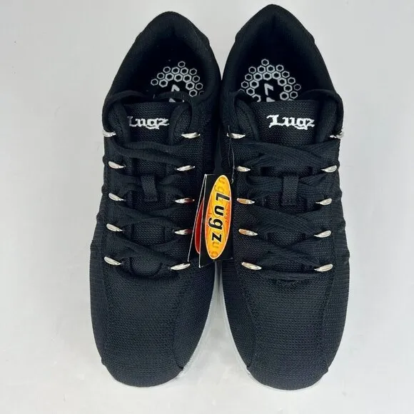 Lugz Mens MCHG2T-060 Black Lace Up Charger II Low Ballistic Size 8.5 Sneakers